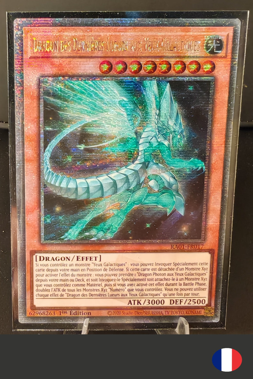 Yu-Gi-Oh! Dragon des Dernières Lueurs aux Yeux Galactiques (Quarter Century Rare) RA01