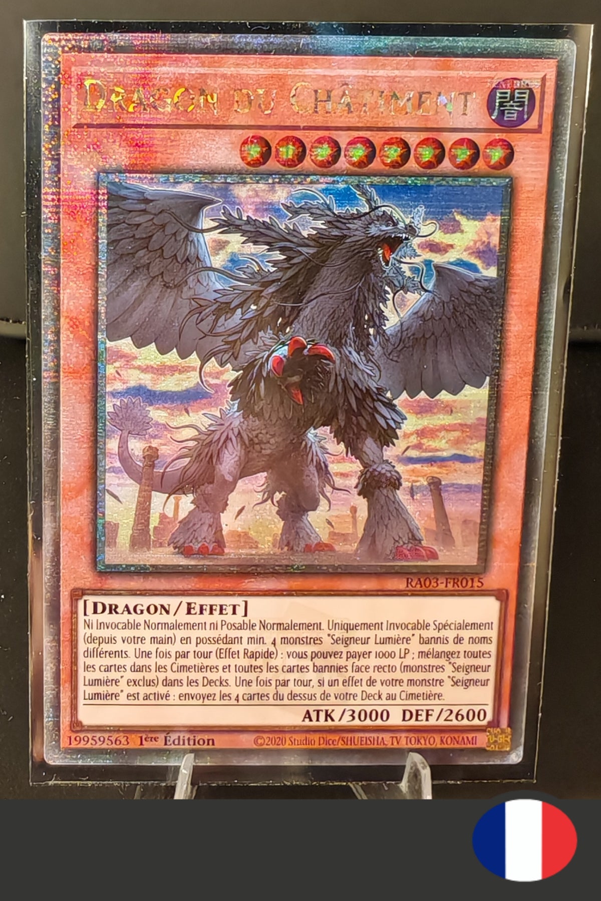 Yu-Gi-Oh! Dragon du Châtiment  (Quarter century rare) RA03