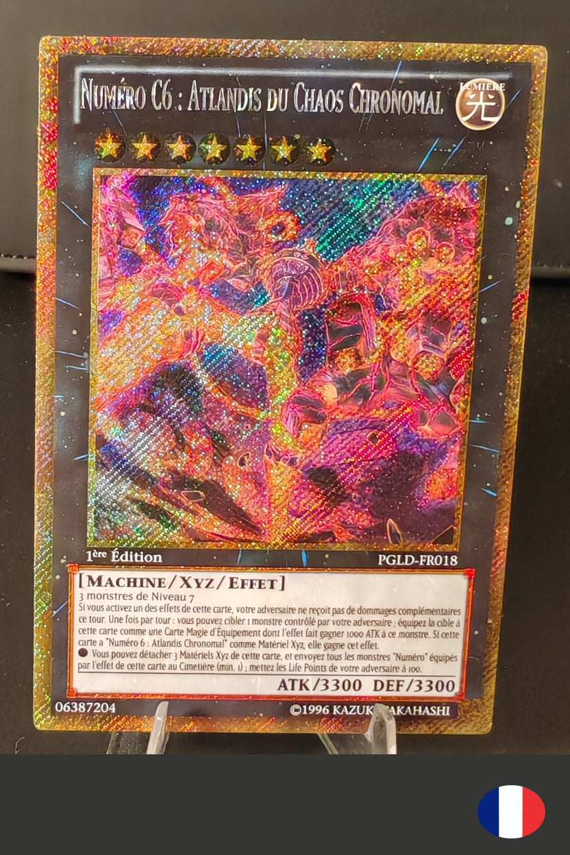 Yu-Gi-Oh! Numéro C6 : Atlandis du Chaos Chronomal (Gold secret rare) PGLD